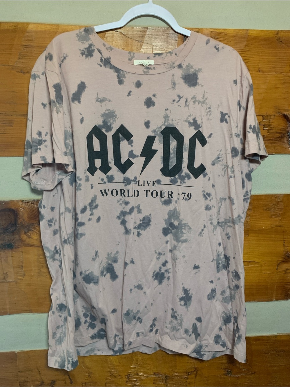 Maurices pink ac/dc tee